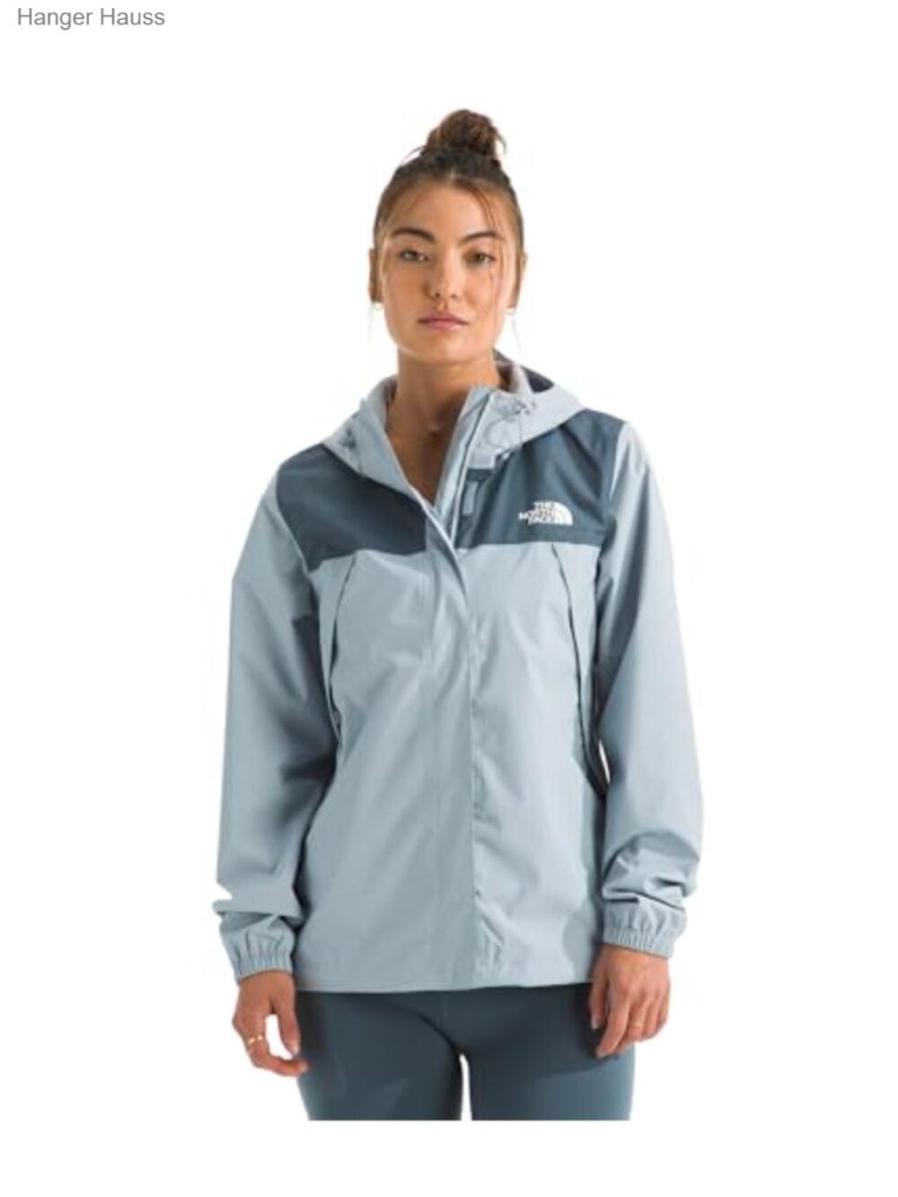 Waterproof Windproof Rain Jacket Recycled Polyester Standard Fit